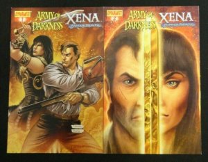 Xena Warrior Princess Army Of Dakrness #1-4 Lot of 4 NM 1 2 3 4