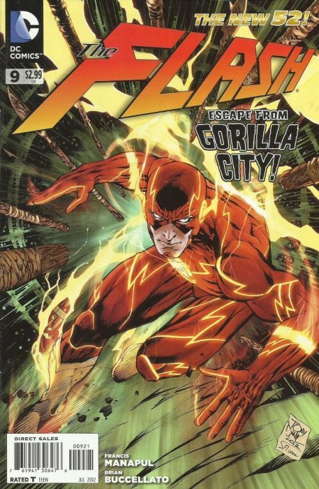 Flash #9 (2011 4th series) Tony Daniel variant (ungraded) stock image ID#B-4