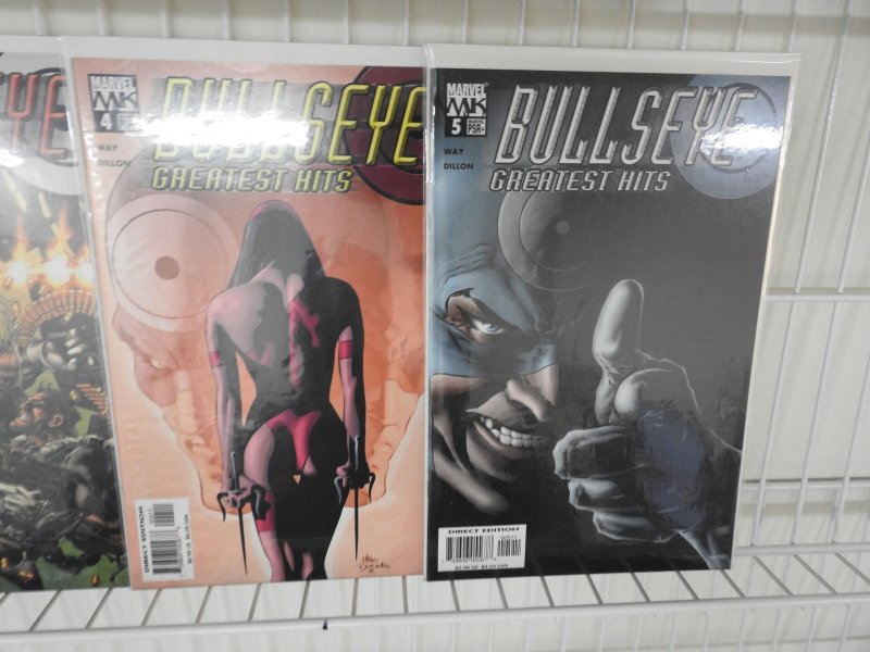 Bullseye: Greatest Hits #1-5 (2004)Awesome Read! Complete Set! Avg NM- Cond!!