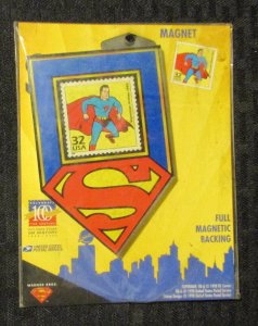 1998 SUPERMAN USPS Stamp 4.25 Magnet SEALED