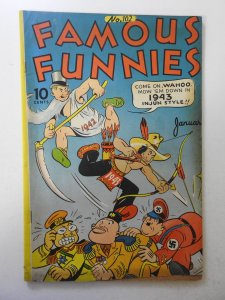 Famous Funnies #102 (1943) GD Condition see desc