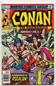 Conan the Barbarian #72 (1977) Conan