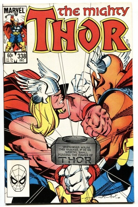 THOR #338-comic book BETA RAY BILL-MARVEL  NM-