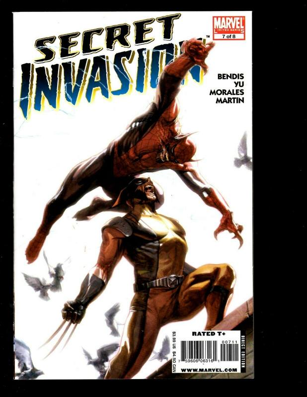 8 Secret Invasion Marvel Comics # 1 2 3 4 5 6 7 8 RP1