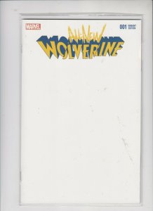 ALL NEW WOLVERINE 001 SKETCH COVER VARIANT EDITION / HIGH QUALITY