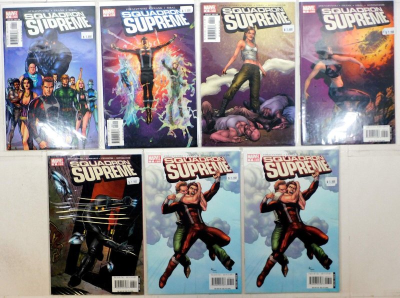 Squadron Supreme Lot of 7 #1, 2, 4, 5, 6, 7 x2 (2006) Marvel Comics 1st Print
