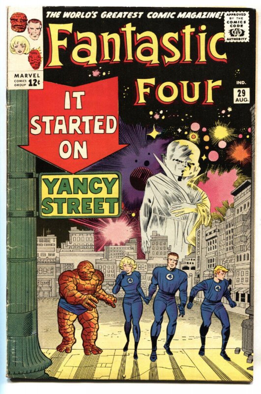 Fantastic Four #29 1964- Watcher cover-Jack Kirby art- VG+