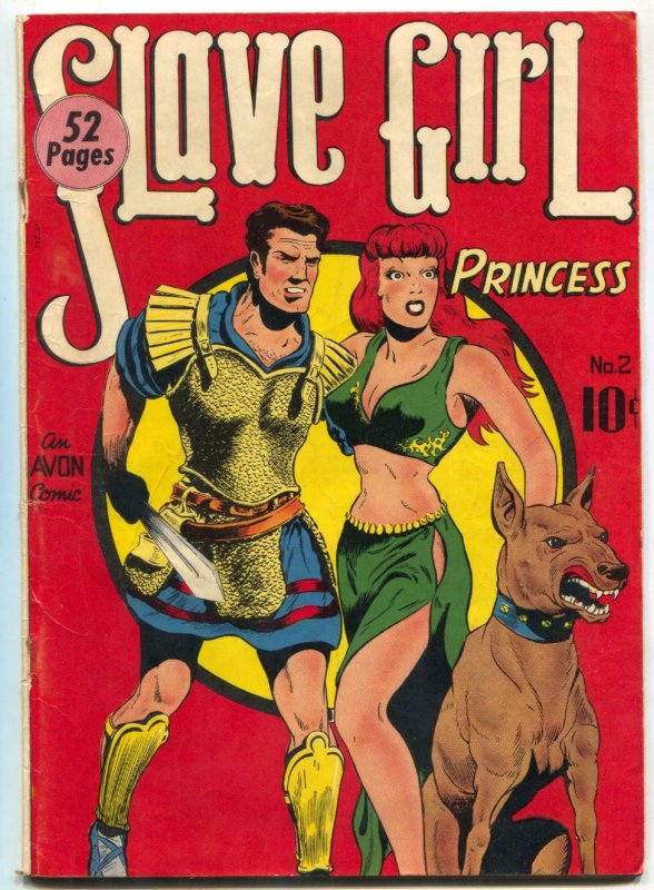 Slave Girl Comics #2 1949- Avon Golden Age- Spicy Good Girl art G/VG