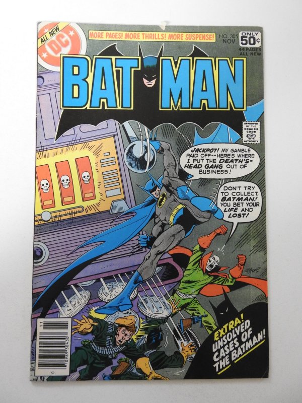 Batman #305 (1978) FN+ Condition!