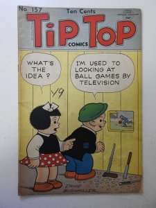 Tip Top Comics #157 (1949) VG- Condition moisture stain