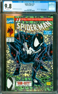 Spider-Man #13 CGC Graded 9.8 Mobius appearance.