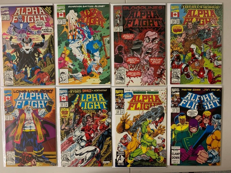 Alpha Flight comics lot from:#52-130 + 1 special 49 diff (1987-94)