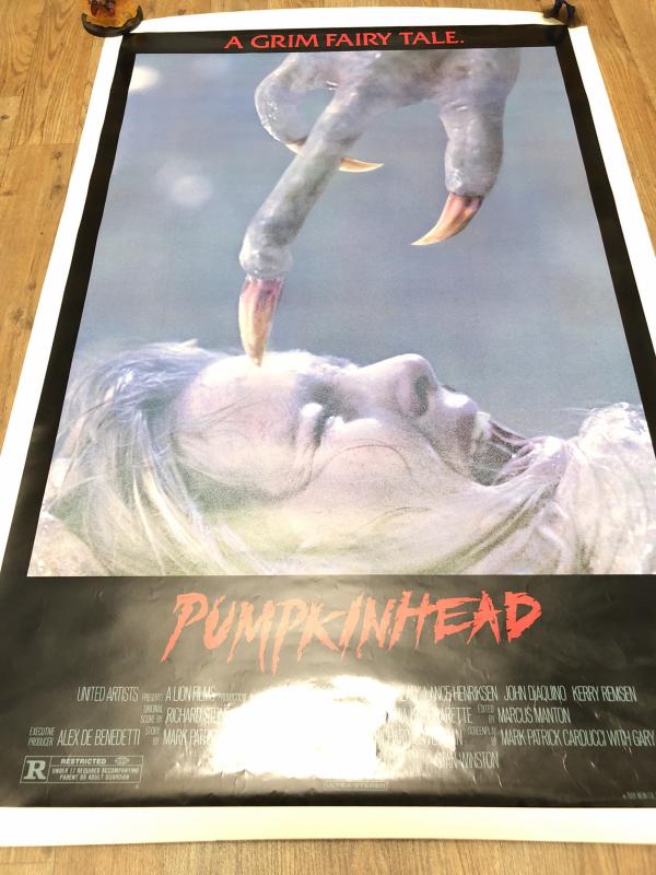 Pumpkinhead movie poster 1988 27x41 fine condition