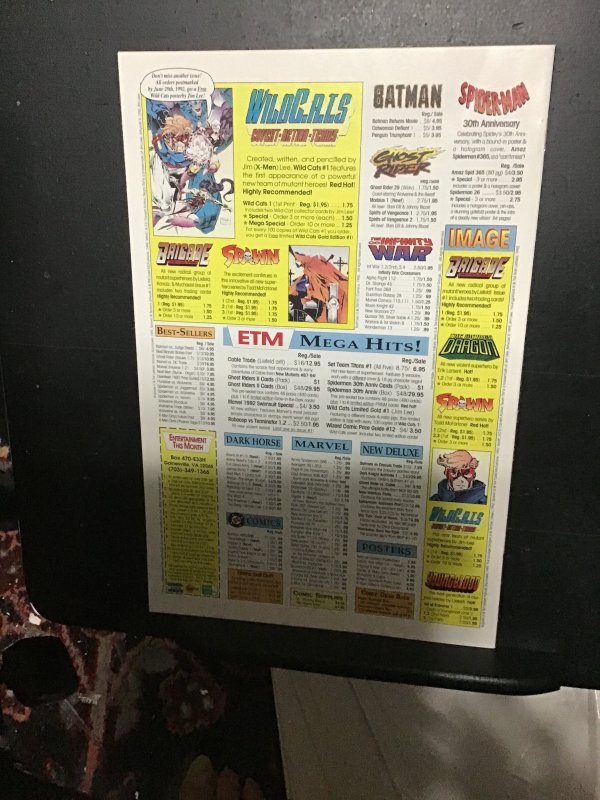zz Spawn #1 (1992) 1st app With Poster McFarlane PRICE DROP! $80. NM- UTAH CERT!