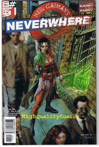 NEVERWHERE #1, NM+, Neil Gaiman, Glenn Fabry, 2005, more Vertigo in store