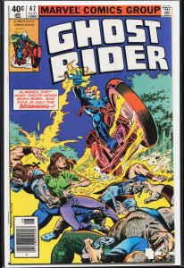 Ghost Rider #47 Newsstand Edition (1980) Ghost Rider