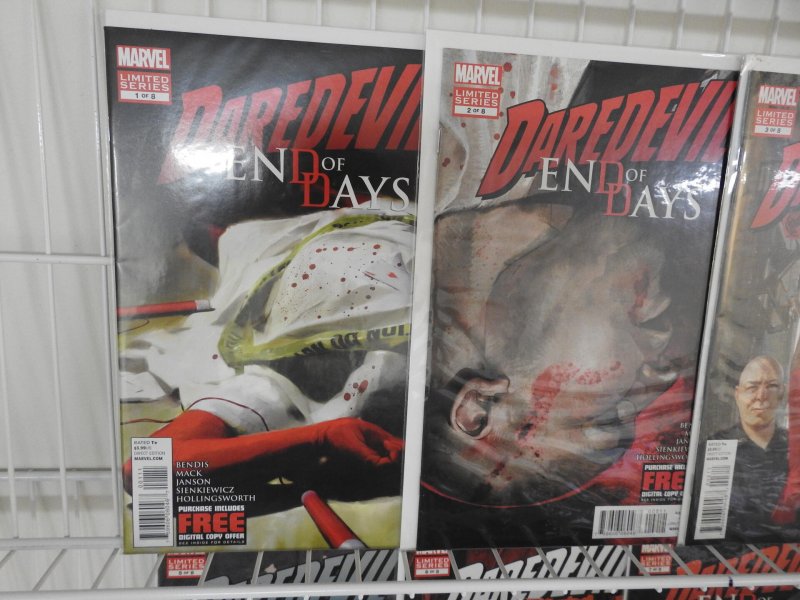 Daredevil: End of Days #1-8 (2012) Complete Set! Beautiful NM- Avg Condition!