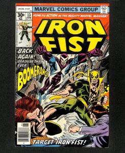 Iron Fist #13 Boomerang Appearance!