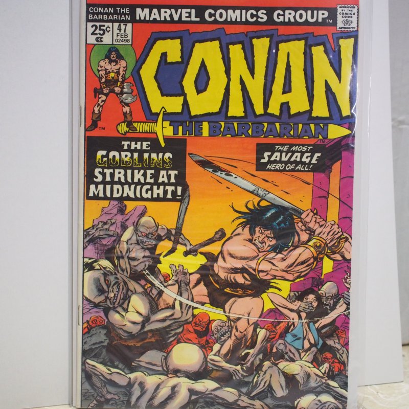 Conan the Barbarian #47 (1975) Nm Unread The Goblins Strike at Midnight