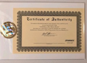 VAMPIRELLA: MINDWARP #4 LINSNER VARIANT KICKSTARTER BUY-BACK BOOK SIGNED W/COA