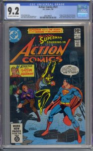 ACTION COMICS #521 CGC 9.2 1ST VIXEN MARI JIWE MCCABE 