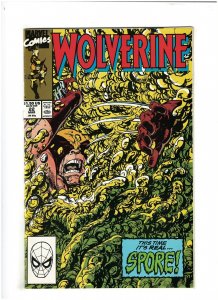 Wolverine #22 NM- 9.2 Marvel Comics 1990 John Byrne, vs. Spore 