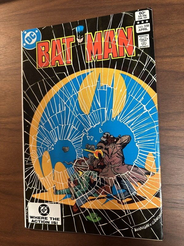 Batman #358 VF+ 1st Full Appearance of Killer Croc! (DC 1983)