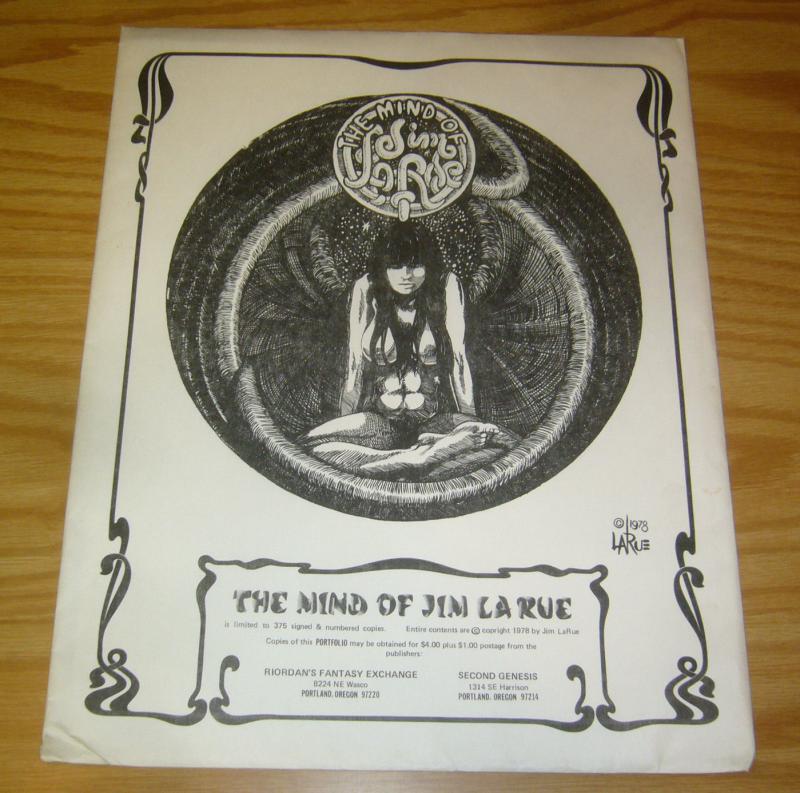 the Mind of Jim LaRue Portfolio - signed and numbered (#97 of 375) - 6 plates 