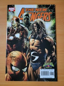 The New Avengers #8 Signed Mark Morales ~ NEAR MINT NM ~ 2005 Marvel Comics