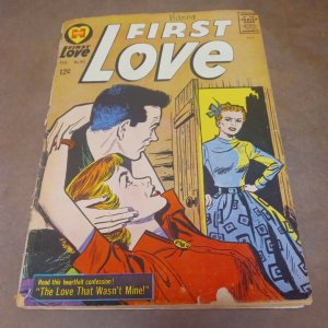 First Love #90 Harvey Pub. 1963 Silver Age Romance Classic Cover Good Girl Art