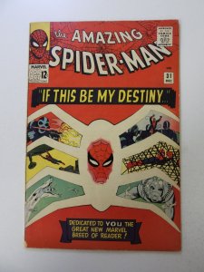 Amazing Spider-Man #31 1st Gwen Stacy, Harry Osborn, and Professor Warren FR/GD