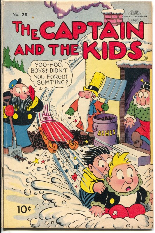 Captain and The Kids #29 1953-United-violent slapstick humor-VG/FN