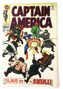 Captain America (1968 series)  #104, Fine- (Actual scan)