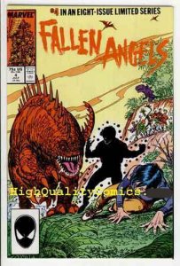 FALLEN ANGELS #4, NM, X-men, 1987, New Mutants, Marvel