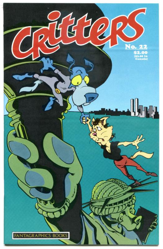 CRITTERS #22, VF, Fission Chicken, Blue Beagle, 1986, more Independent in store