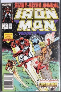 Iron Man Annual #9 (1987, Marvel) 1st appearance of Stratosfire. VF/NM