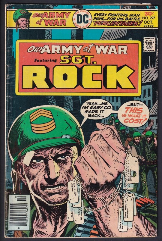 Our Army at War 297 (1976) GD+ Bronze Age DC War Comics