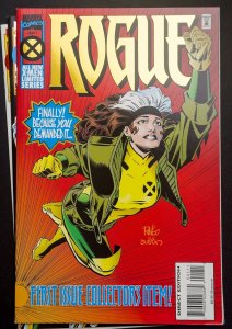 Rogue #1-4 (1995) [Lot of 4 books] Foil Cvr - [KEY] 1st solo - NM!