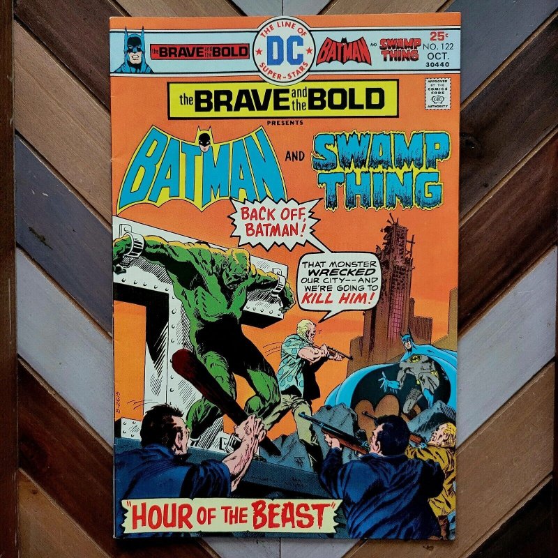 Brave & The Bold #122 FN/VF (DC 1975) BATMAN & SWAMP THING | Jim Aparo Cover Art