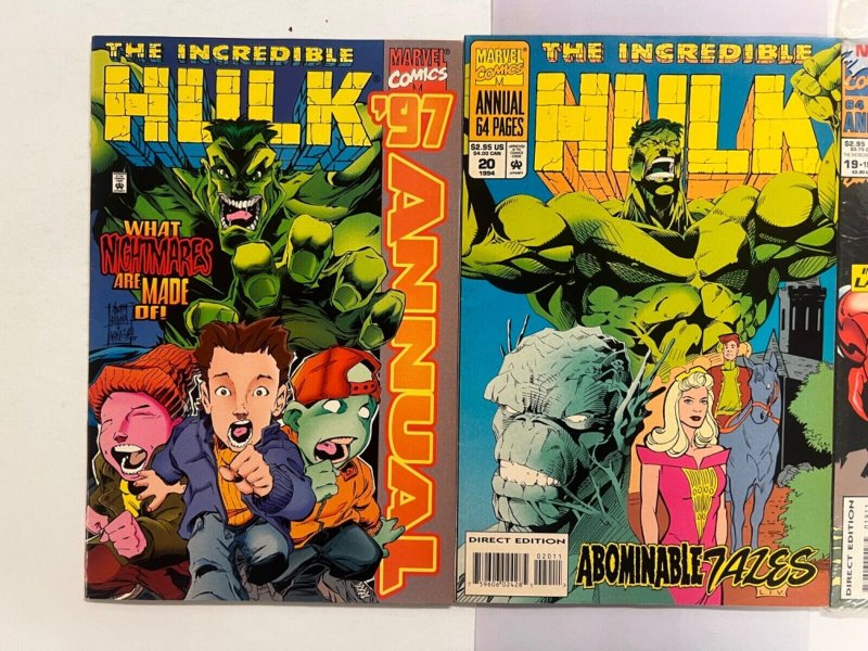 3 Hulk Marvel Comic Books # 1 19 20 Spiderman Defenders Avengers Thor 39 JS31