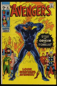 Avengers #87 VF- 7.5 Marvel Comics Thor Captain America Origin of Black Panther!