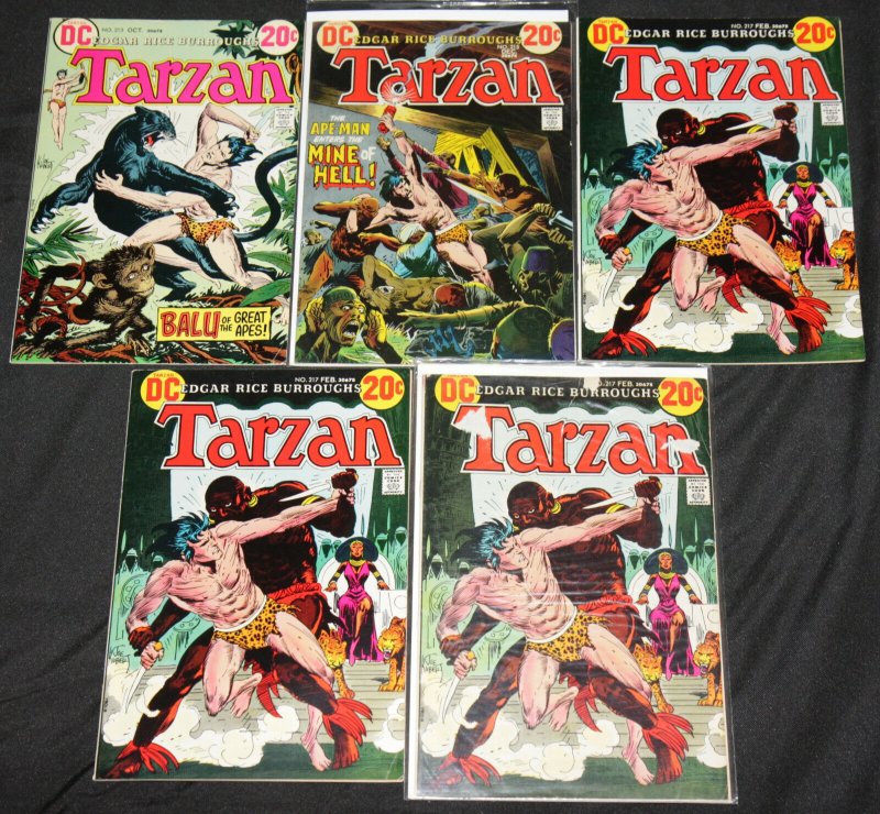 DC Bronze Age TARZAN 44  Mid-High Grade Comic Lot FN-NM many Joe Kubert art