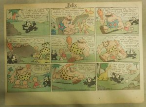 Felix The Cat Sunday Page by Otto Mesmer from 4/23/1933 Size: 11 x 15 inches