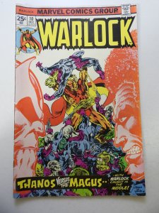 Warlock #10 (1975) VG Condition moisture stain bc