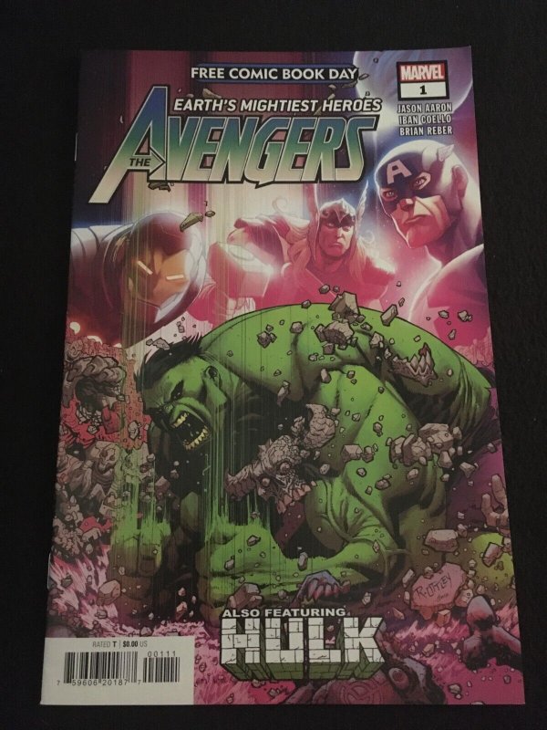 AVENGERS/HULK #1 Free Comic Book Day 2021, VFNM Condition