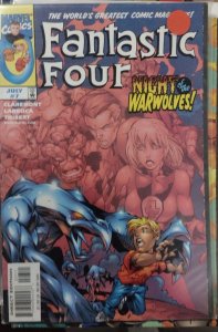 Fantastic Four  # 7 1998  MARVEL DISNEY LEGACY 436 WARWOLVES KITTY PRIDE