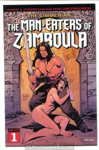 CIMMERIAN MAN-EATERS OF ZAMBOULA (2021 ABLAZE) #1 CVR A YANNICK PAQUETTE F08859