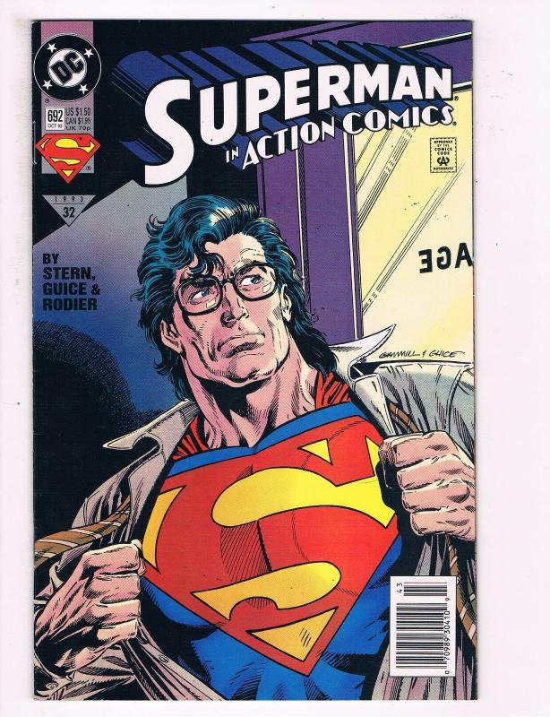 Superman In Action Comics # 692 VF/NM Dc Comic Books Justice League Batman! SW11