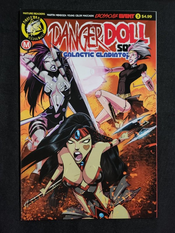 Danger Doll Squad Galactic Gladiators 2PC #3 - Celor Reg + Risque (9.2ob) 2018