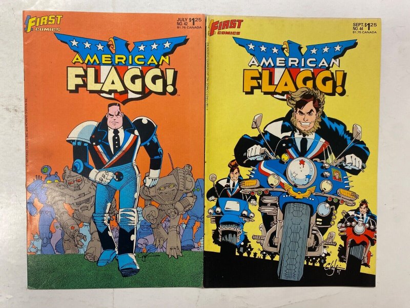 6 American Flagg! #29 32 34 36 42 44 FIRST comic book 56 KM41
